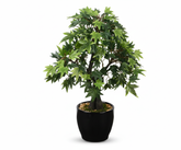 Artificial Green Maple Bonsai Tree - 1.3ft
